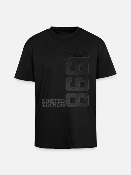 28TH BIRTHDAY LIMITED EDITION 1998 - Unisex Oversized Heavyweight T-shirt - black
