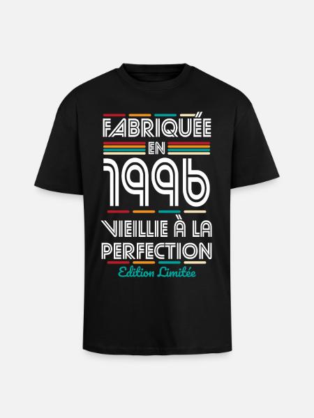 1996 – Made – Aged to perfection - Unisex Oversized Heavyweight T-shirt - black