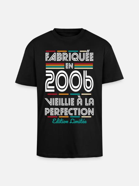 2006 – Made – Aged to perfection - Unisex Oversized Heavyweight T-shirt - black
