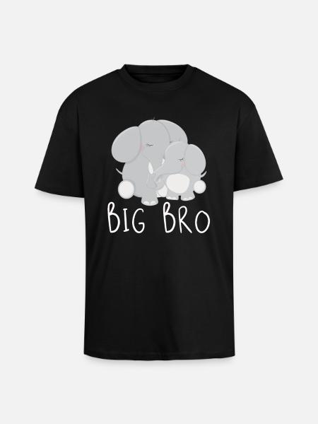 big bro - Unisex Oversized Heavyweight T-shirt - black