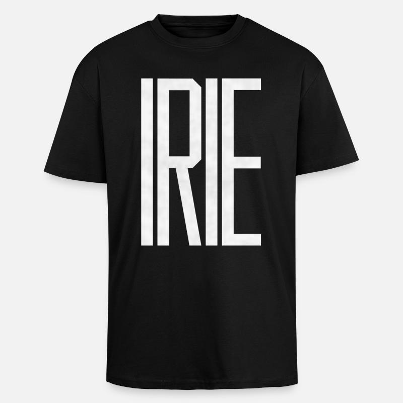 IRIE (Light Label) - Unisex Oversized Heavyweight T-shirt - black