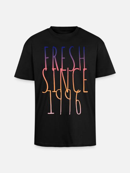 Vintage 1996 - Unisex Oversized Heavyweight T-shirt - black