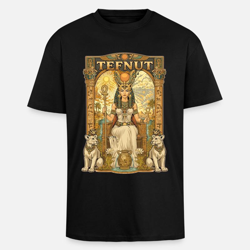 TEFNUT Throne - Unisex Oversized Heavyweight T-shirt - black