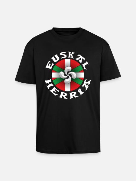 euskal herria design 117 - Unisex Oversized Heavyweight T-shirt - black