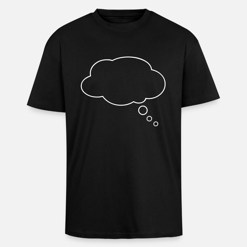 Talking bubble - comic - Unisex Oversized Heavyweight T-shirt - black