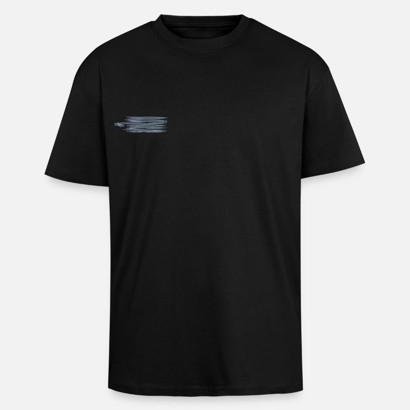 Muay Thai Script - Unisex Oversized Heavyweight T-shirt - black