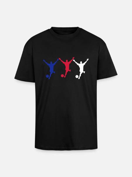 Soccer - Oversized Heavyweight Unisex T-Shirt - Schwarz