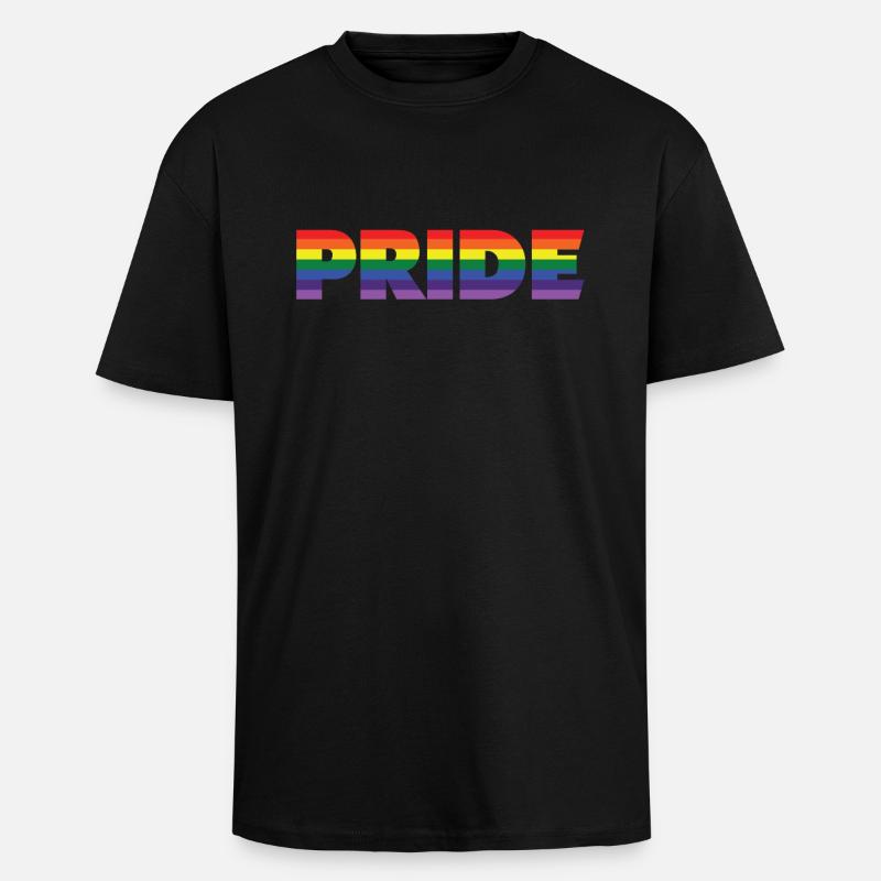 Pride CSD - Oversized Heavyweight Unisex T-Shirt - Schwarz