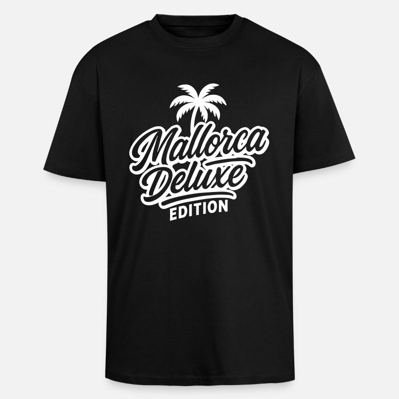 Mallorca Deluxe Edition - Oversized Heavyweight Unisex T-Shirt - Schwarz