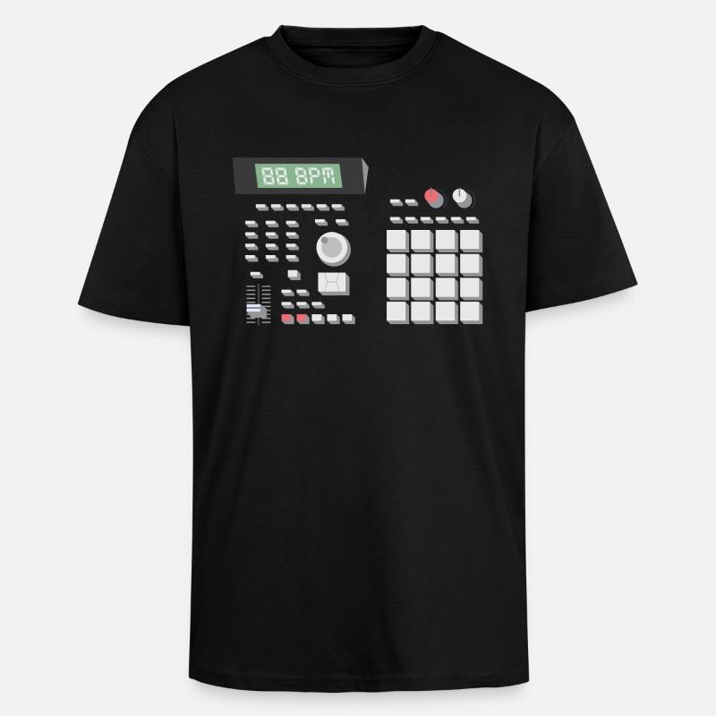 88 BPM MPC 2000 - Unisex Oversized Heavyweight T-shirt - black