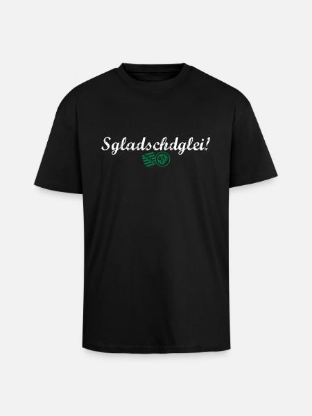 Sgladschdglei - Oversized Heavyweight Unisex T-Shirt - Schwarz