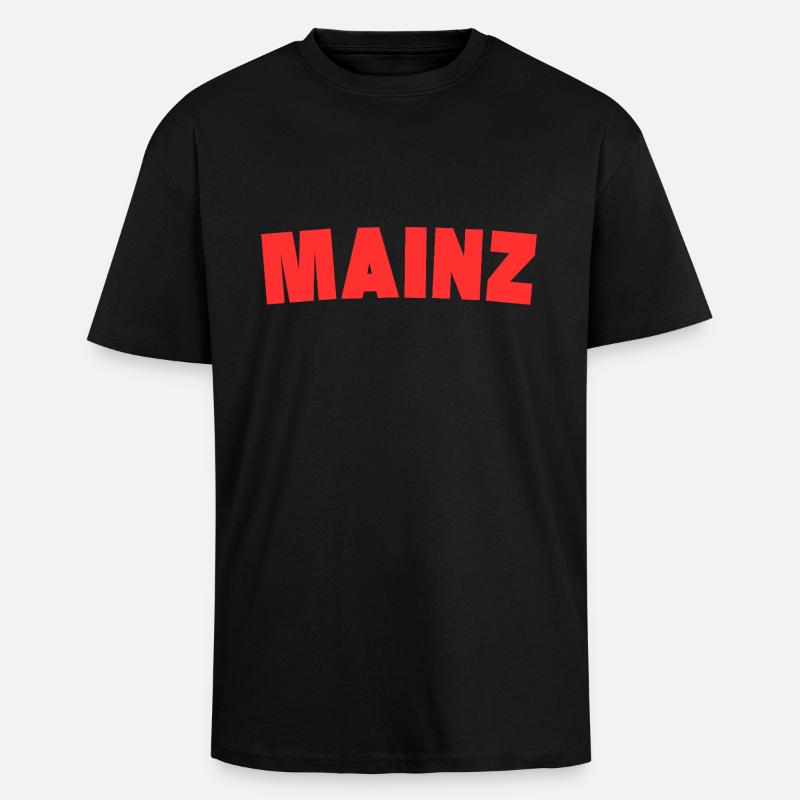 Mainz - Oversized Heavyweight Unisex T-Shirt - Schwarz