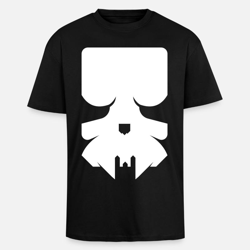 Crâne moderne – Crâne élégant - T-shirt unisexe oversize épais - noir