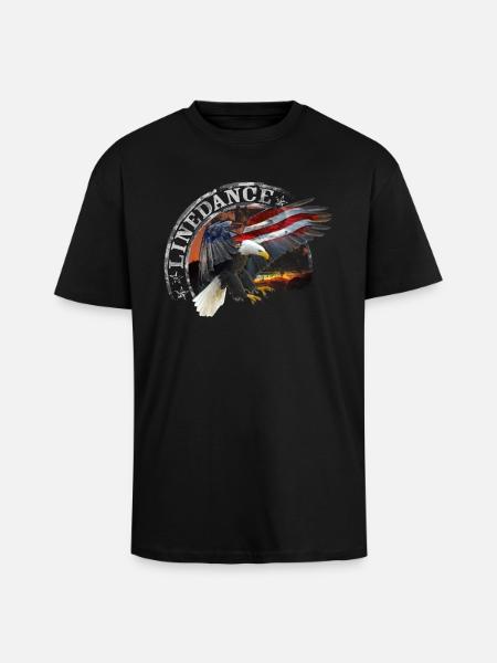 kl_linedance32 - Unisex Oversized Heavyweight T-shirt - black