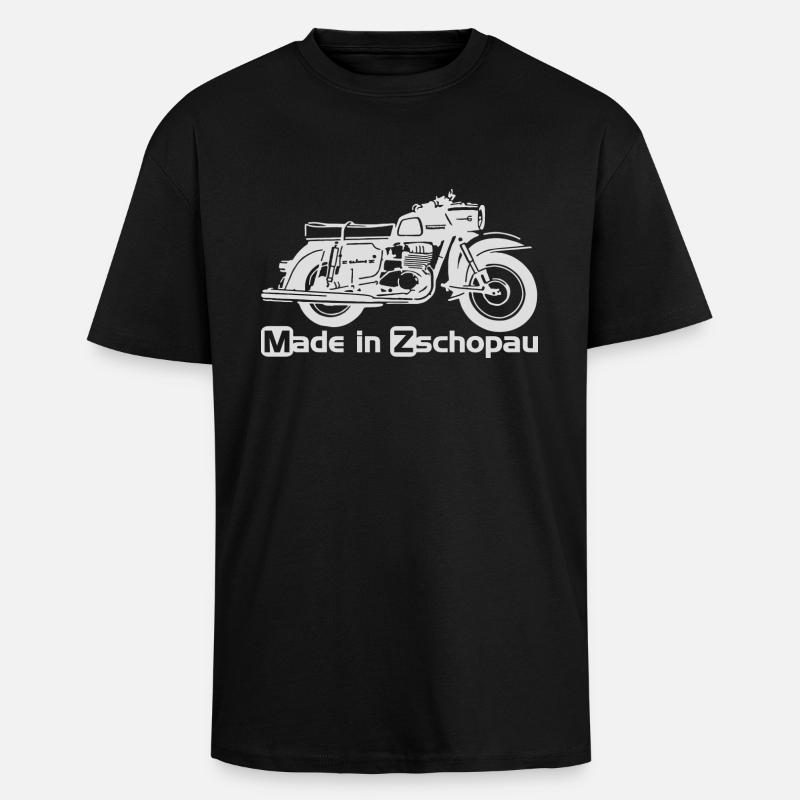 MZ ES 250 Trophy - Oversized Heavyweight Unisex T-Shirt - Schwarz