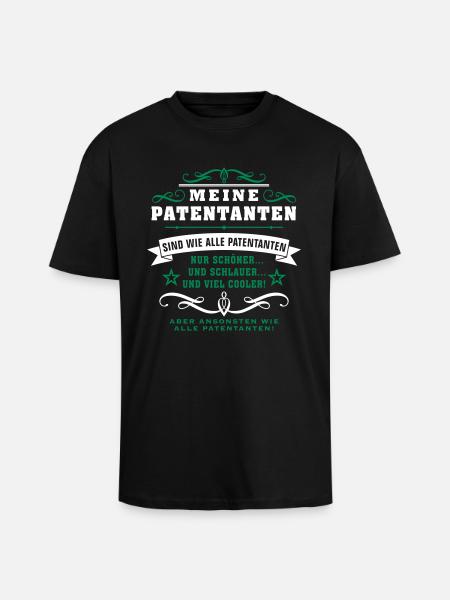 Meine Patentanten - Oversized Heavyweight Unisex T-Shirt - Schwarz