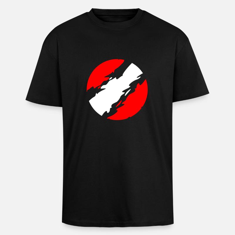 Georgia - Unisex Oversized Heavyweight T-shirt - black