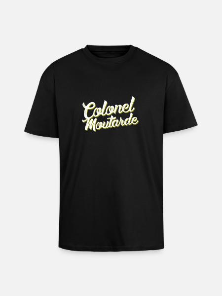 Colonel Mustard - Unisex Oversized Heavyweight T-shirt - black