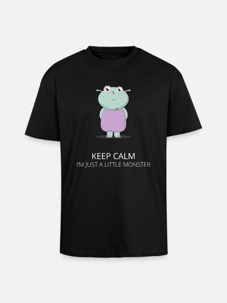 Little Monster - Little Monster - Unisex Oversized Heavyweight T-shirt - black