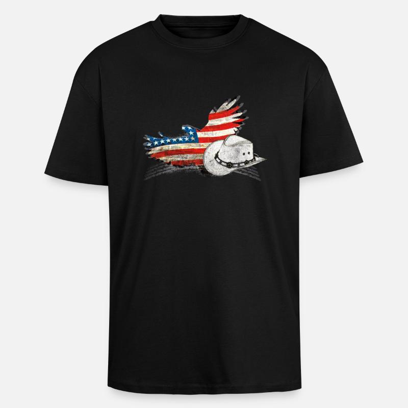 linedance - Oversized Heavyweight Unisex T-Shirt - Schwarz