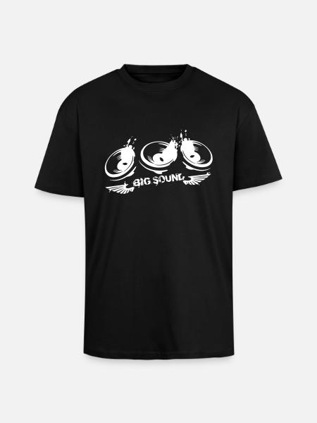 design sound reggea - T-shirt unisexe oversize épais - noir