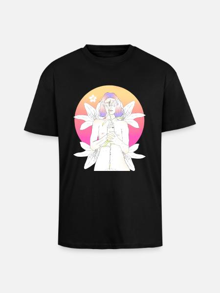 Censolys - Unisex Oversized Heavyweight T-shirt - black