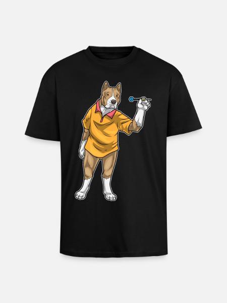 Pitbull Dart Dartpfeil - Unisex Oversized Heavyweight T-shirt - black