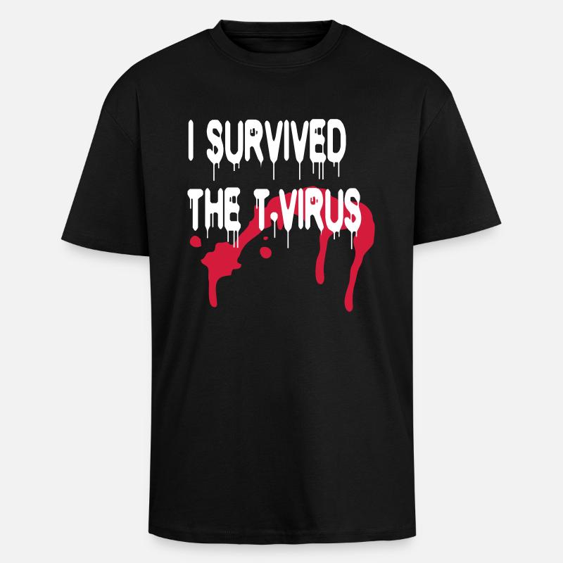 T-Virus - Oversized Heavyweight Unisex T-Shirt - Schwarz