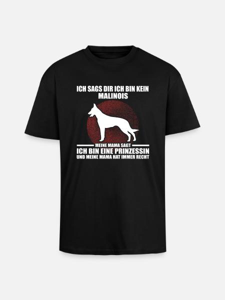 MALINOIS - Oversized Heavyweight Unisex T-Shirt - Schwarz