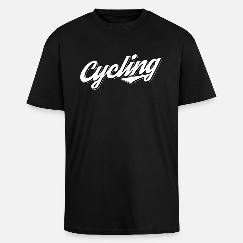 Vélo Vélo Bicycle - T-shirt unisexe oversize épais - noir