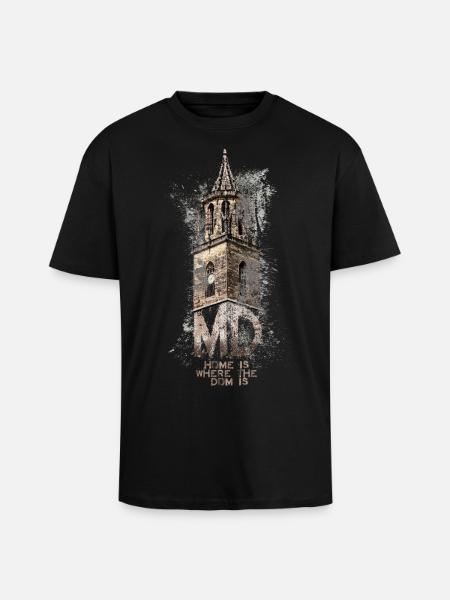 home dom magdeburg md - Oversized Heavyweight Unisex T-Shirt - Schwarz
