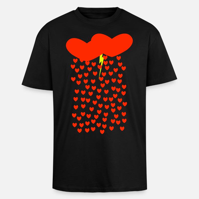 Lieber Sturm - Oversized Heavyweight Unisex T-Shirt - Schwarz