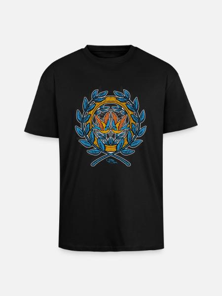 masamune - Oversized Heavyweight Unisex T-Shirt - Schwarz