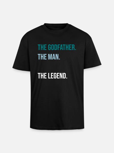 The Godfather - Unisex Oversized Heavyweight T-shirt - black