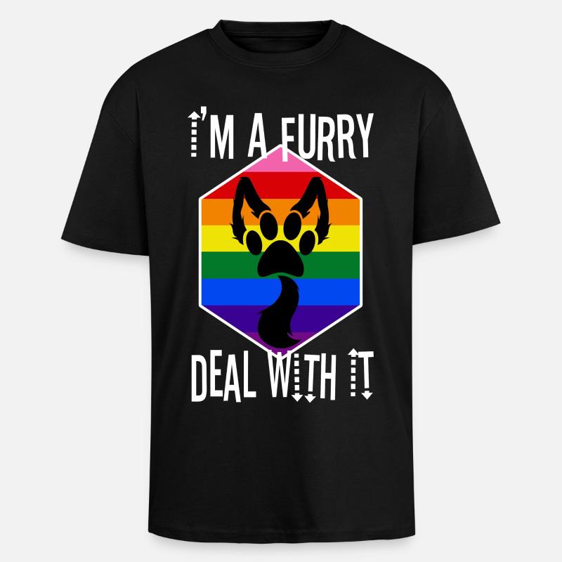 Je suis un plâtre avec ça - T-shirt unisexe oversize épais - noir