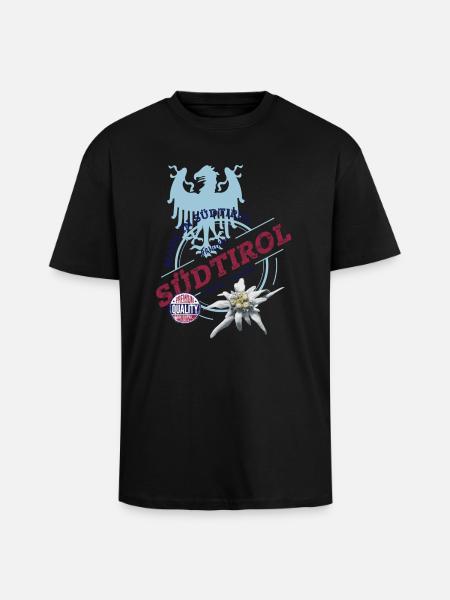 SÜDTIROL - Oversized Heavyweight Unisex T-Shirt - Schwarz