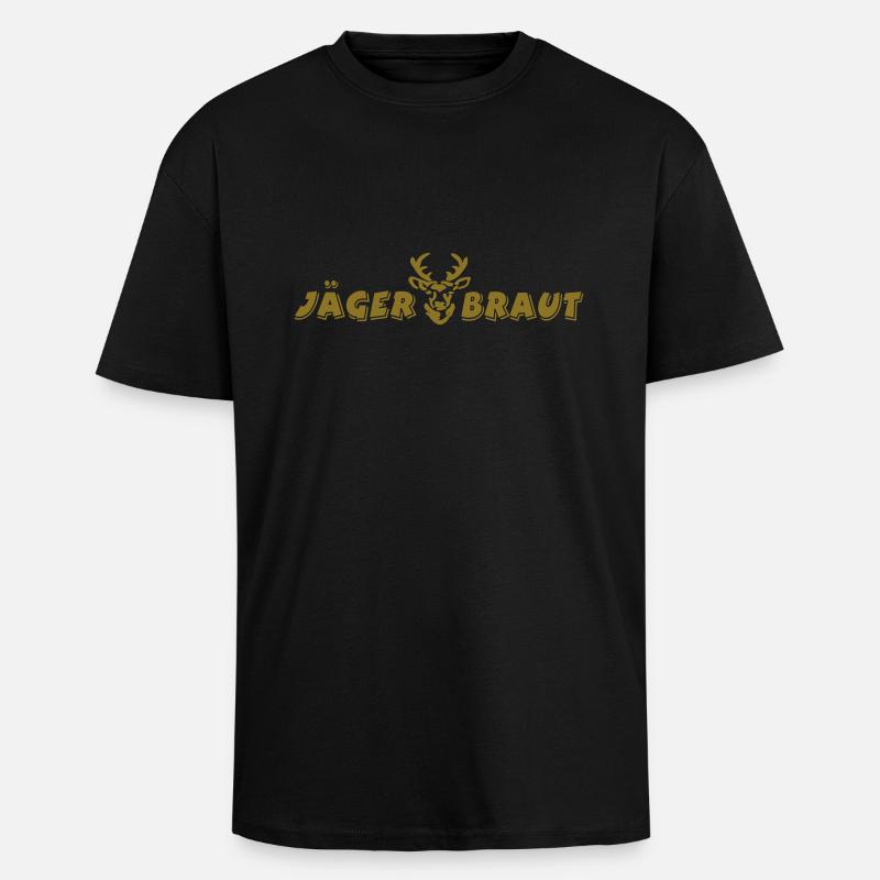 jägerbraut Jäger Braut - Oversized Heavyweight Unisex T-Shirt - Schwarz