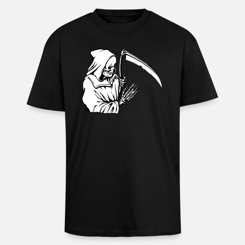 moissonneur - T-shirt unisexe oversize épais - noir