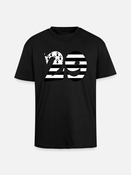 29 Britain flag - Unisex Oversized Heavyweight T-shirt - black