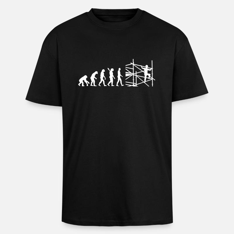 Monteur d'échafaudages - T-shirt unisexe oversize épais - noir