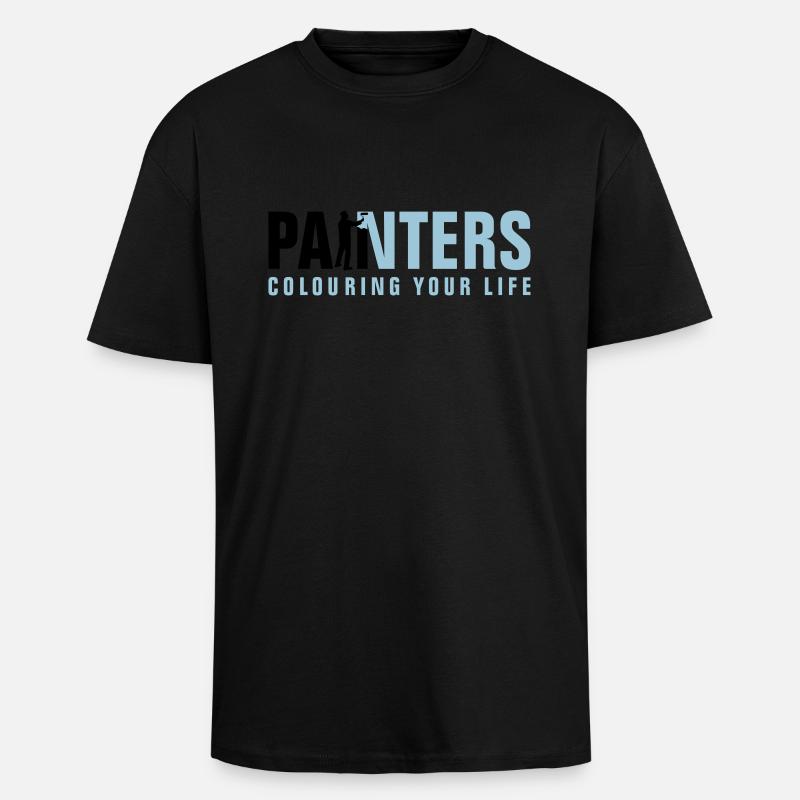 painters_062012_a_2c - Unisex Oversized Heavyweight T-shirt - black