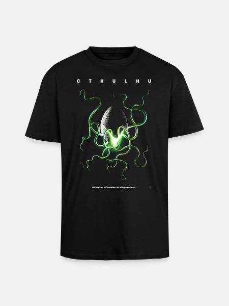 Cthulhu the 8th tentacle - T-shirt unisexe oversize épais - noir