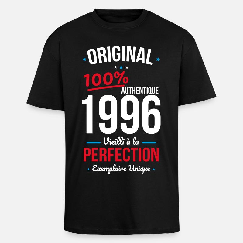 1996 – Original – Einzigartiges Exemplar - Oversized Heavyweight Unisex T-Shirt - Schwarz