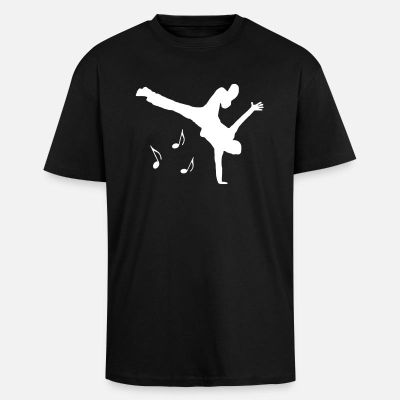 dance move - Oversized Heavyweight Unisex T-Shirt - Schwarz