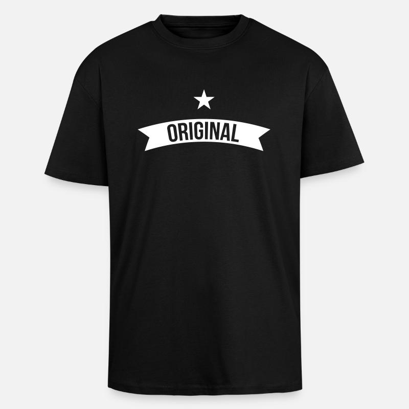 Original - Oversized Heavyweight Unisex T-Shirt - Schwarz