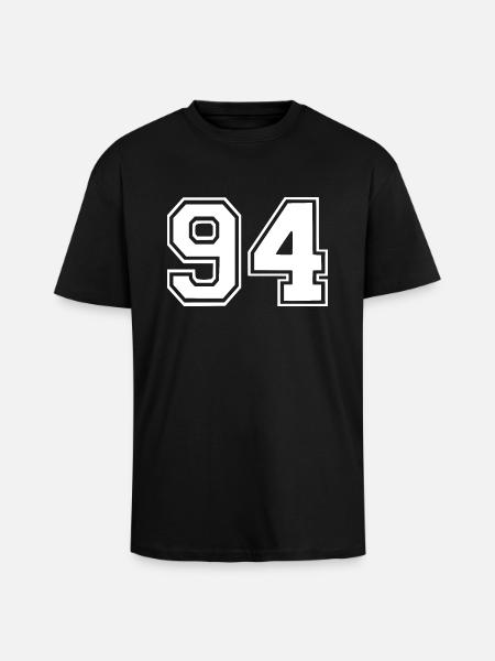 94 - Unisex Oversized Heavyweight T-shirt - black