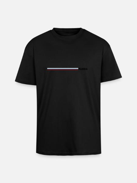 Russia - Oversized Heavyweight Unisex T-Shirt - Schwarz