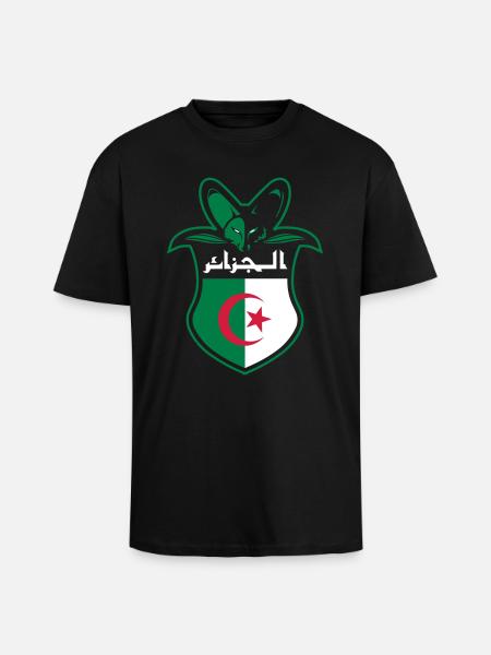Algerie - T-shirt unisexe oversize épais - noir