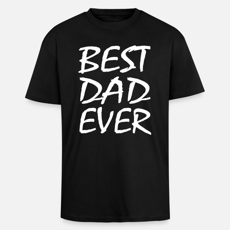 Bester vater - Oversized Heavyweight Unisex T-Shirt - Schwarz