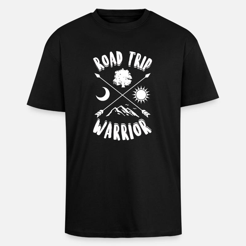 Road Trip - Road Trip - T-shirt unisexe oversize épais - noir